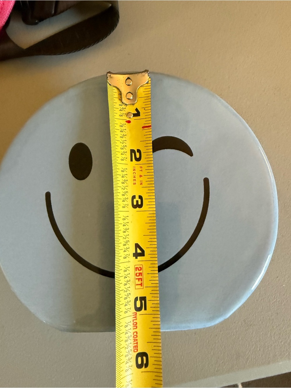 NEW! DW Home Light Blue 'You're Cute' Smiley ceramic holder w/candle 20 ounces - Picture 6 of 6